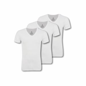 מארז  3 חולצות טישרט מידות גדולות צווארון V